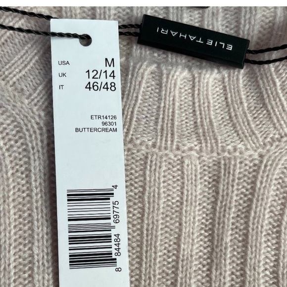 Cashmere Puff Shoulder Sweater from ElieTahari - Picture 5 of 6